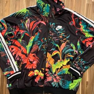 $120 Nike NSW Floral Print Track Jacket